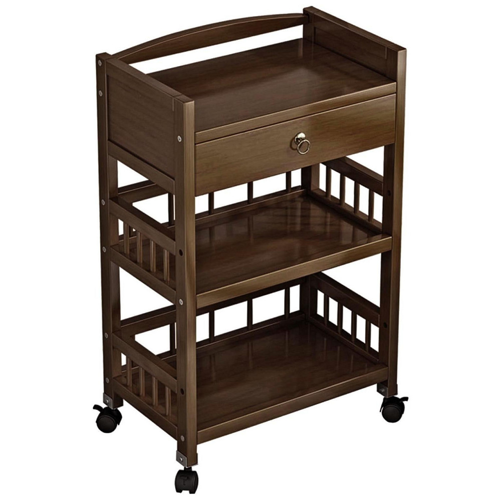 Этажерка для ванной на колёсиках 