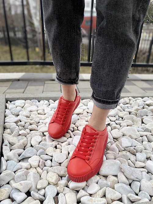 Vices Кросівки жіночі VICES 7170-19 червоні (весна-осінь, еко-шкіра) (1472) Коломия - фото 2