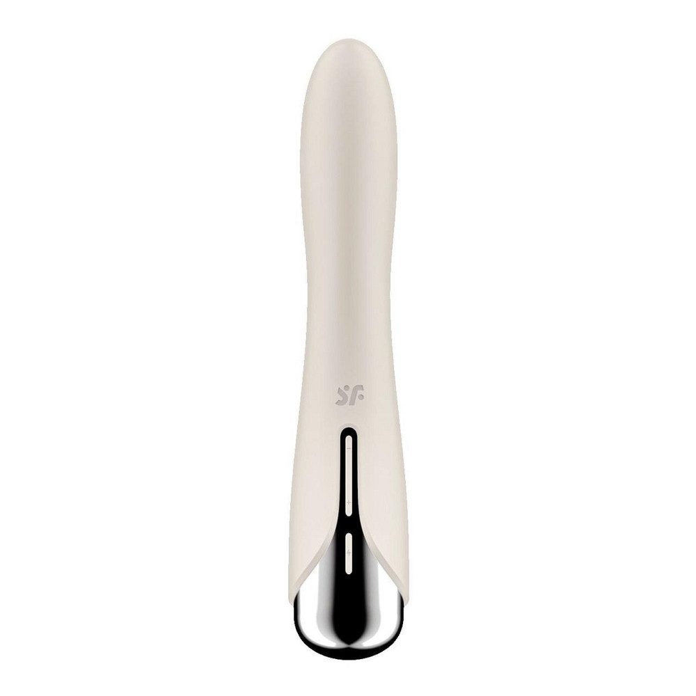 Вібратор точки G з обертанням Satisfyer Spinning Vibe 1 Beige, 2 мотори Sex Aura Київ - фото 6