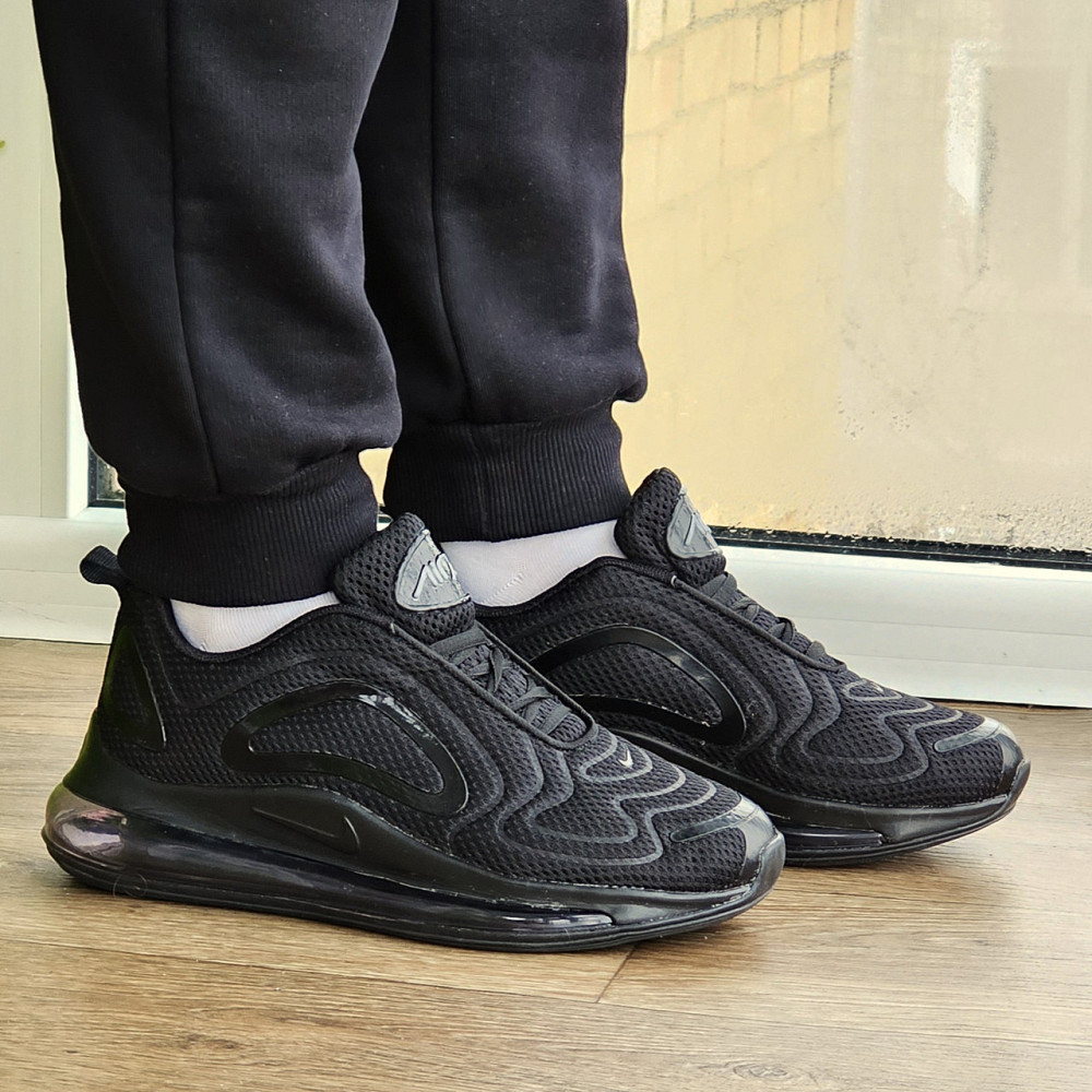 Кроссовки Nike 720 Чёрные Мужские Найк с Амортизацией кросовки (размеры: 40,41,42,43,44,45) Видео Обзор Днепр - изображение 9