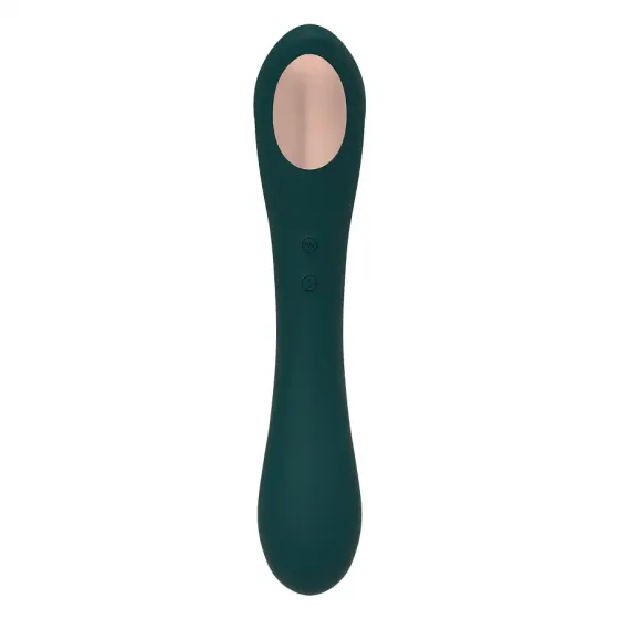 Вібратор та вакуумний кліторальний стимулятор 2-в-1 Alive Quiver Teal оновлена ​​модель Львів