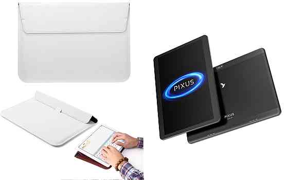 Чохол-конверт VitoCase для Pixus Ride 3G 9.6, Ride 4G Pro 9.6, з функцією підставки для планшета Білий Київ