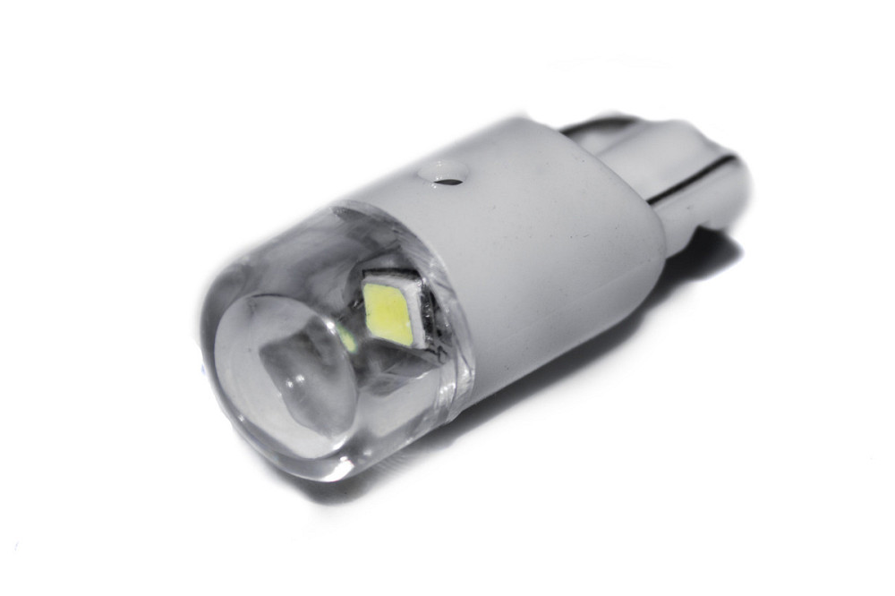 Світлодіодна лампа AllLight T10 1 діод 1 W Philips rp W2,1x9,5d WHITE 12V прозора Харків - фото 1