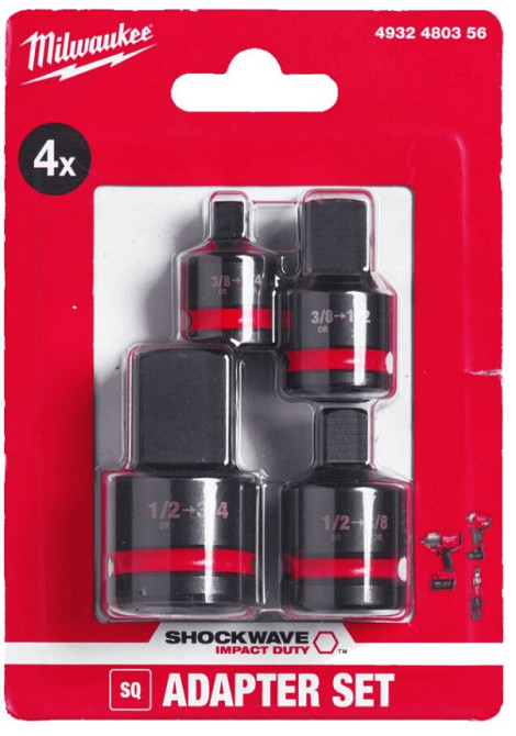 Набір перехідників ShW MILWAUKEE, (3/8