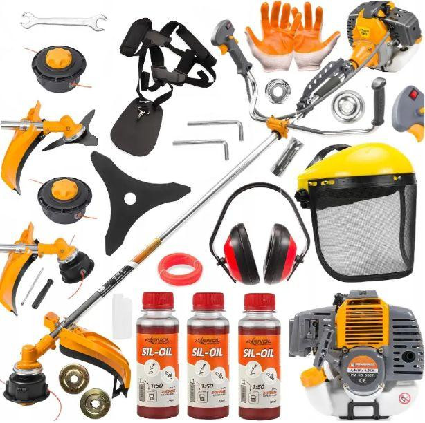 Бензокоса Powermat 6 км + аксесуари (Польща) Київ - фото 1