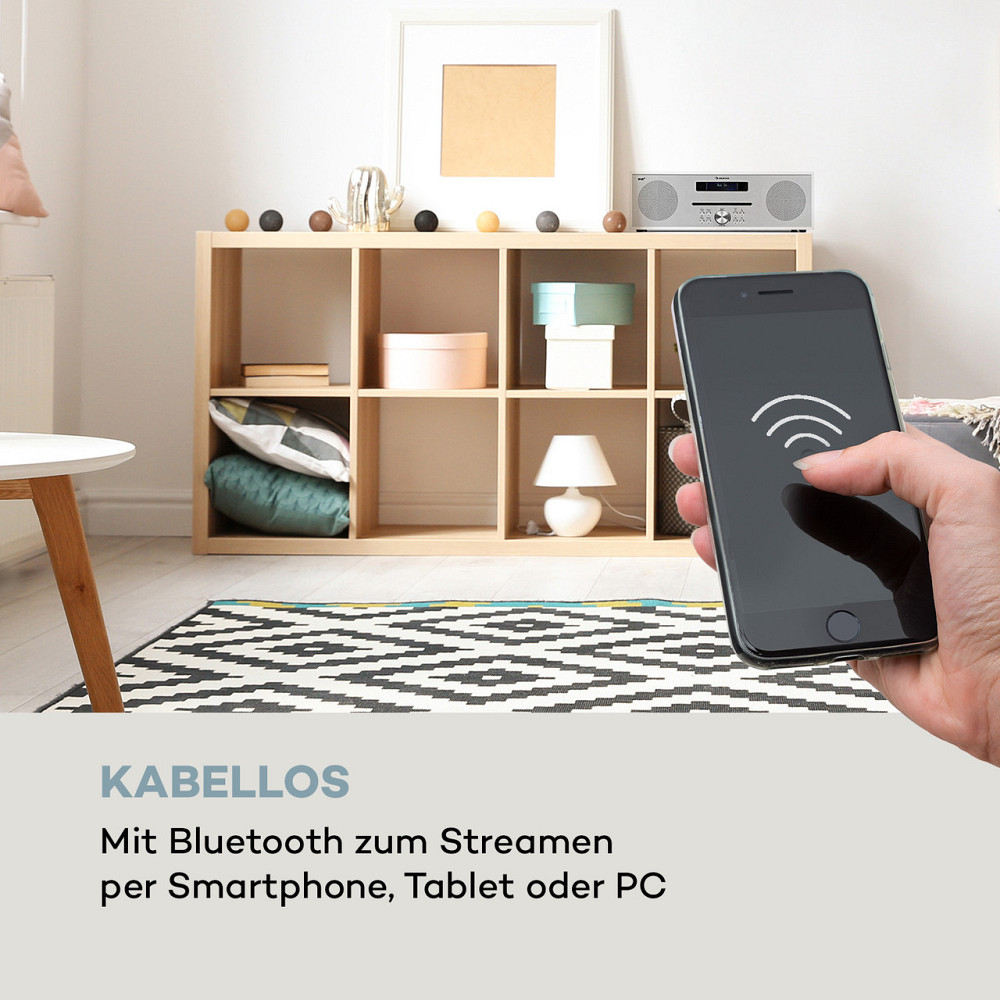 Silver Star CD-DAB 2x20 Вт макс.Слот-In CD-плеер DAB+ BT Alu белый белый (Германия, читать описание) Ровно - изображение 4