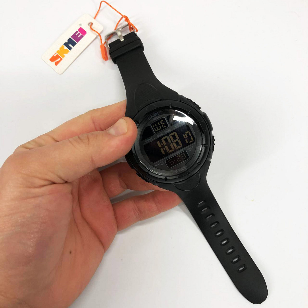 Водонепроникні наручні електронні годинники для чоловіків SKMEI, Нові командирські годинники KR-15 Львів - фото 5