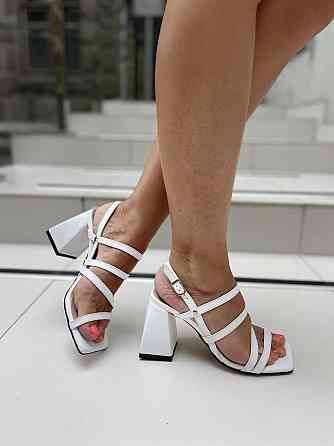 ARLEN Босоніжки жіночі ARLEN Бос-Нетта+лямка білі (літо, шкіра натуральна) (5114) 36 Коломия