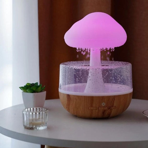 Зволожувач повітря арома Cloud Rain Humidifier, Портативний зволожувач, HX-942 Зволожувач повітря Київ - фото 4