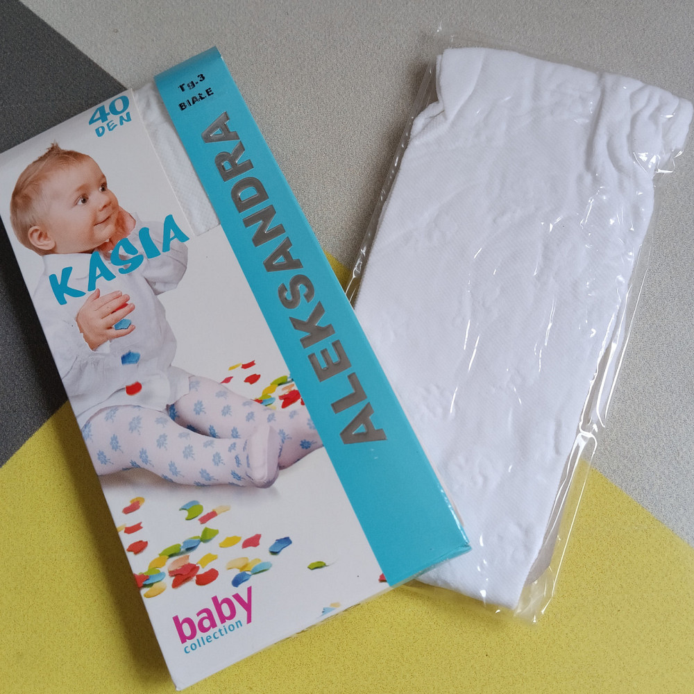 Колготки детские капроновые 92/98 2-3р белый / 40 DEN / Киев - изображение 1