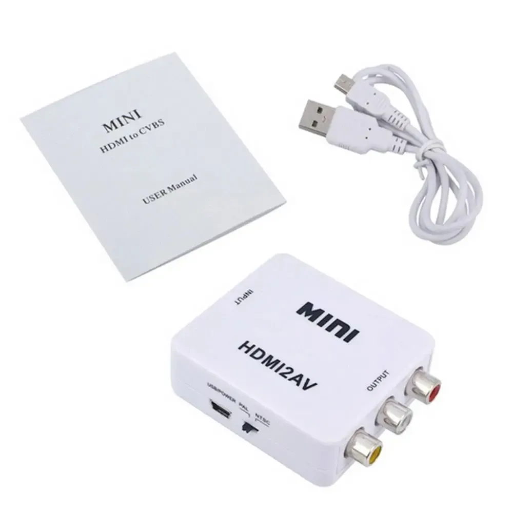 Конвертер HDMI to AV (RCA) Donli av 001 видео и звук (4273) Коломия - фото 1