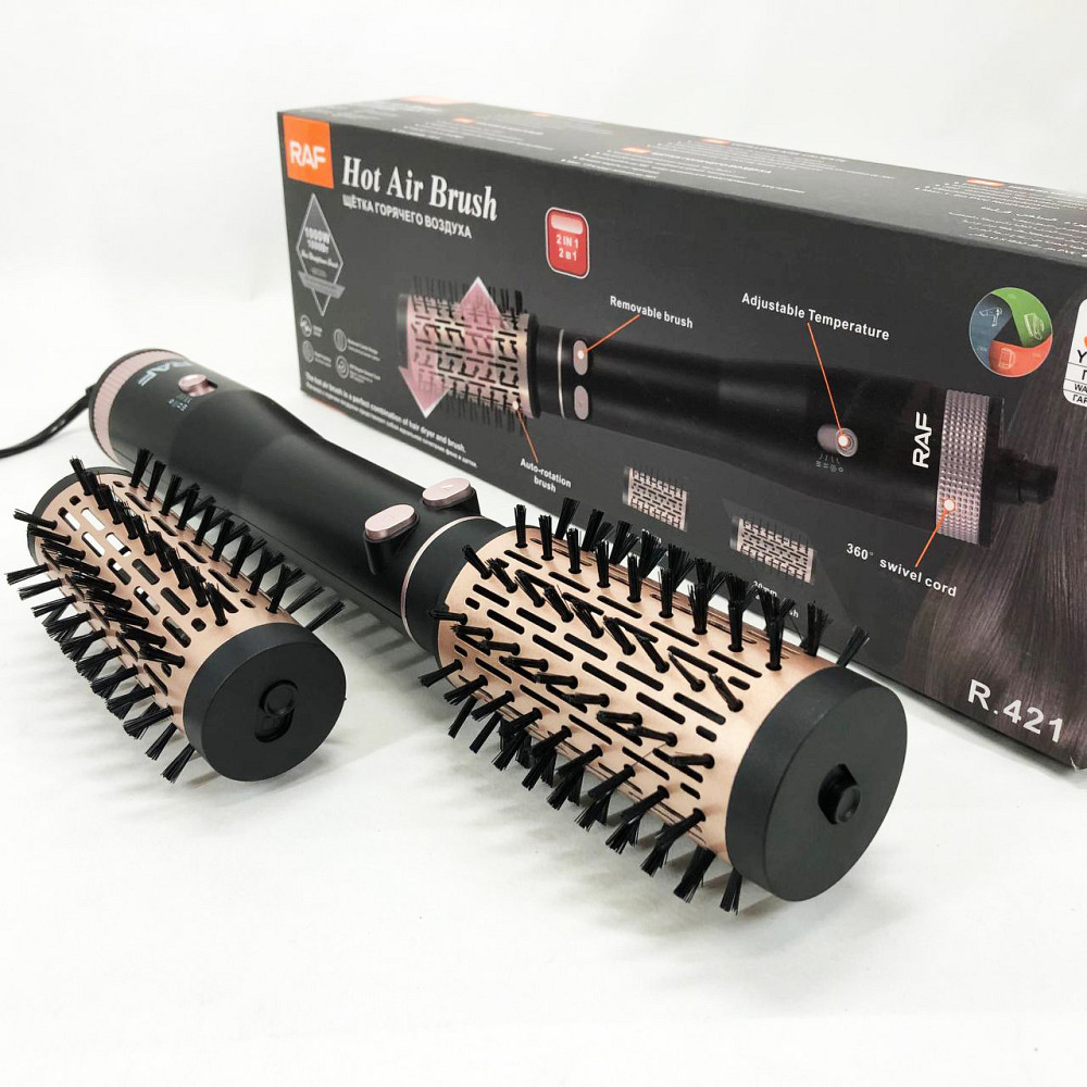 Фен щетка крутится фен щетка для объема RAF R.421 1000 Вт, Фен для головы Классический волос UT-79 Львов - изображение 6