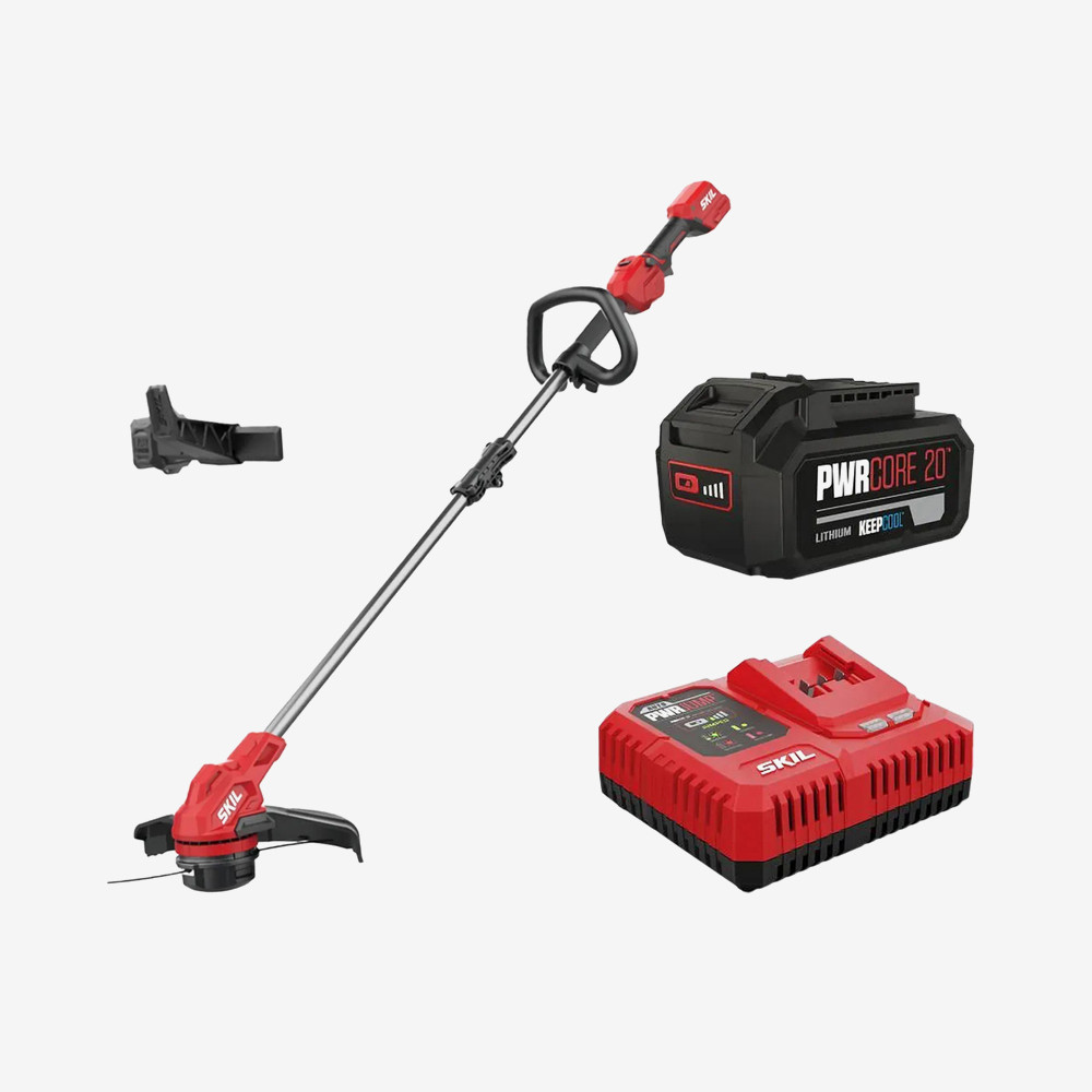 Триммер аккумуляторный, SKIL 0250 CA + энергокомплект 3111 АА 11073200502 (аккумулятор 4,0 Ah, зарядное устройство) промо-комплект Одесса - изображение 1