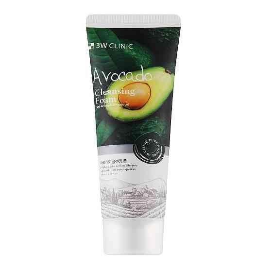 Пінка для вмивання Avocado Cleansing Foam 3W Clinic 100 мл Київ
