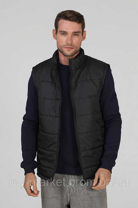 Жилет стьобаний Ray Basic чоловічий утеплений чорний (U0601M-Black) XXL Київ - фото 1