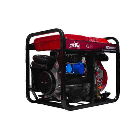 Дизельний генератор BISON BS7500DCE максимальна потужність 5.5 кВт Киев