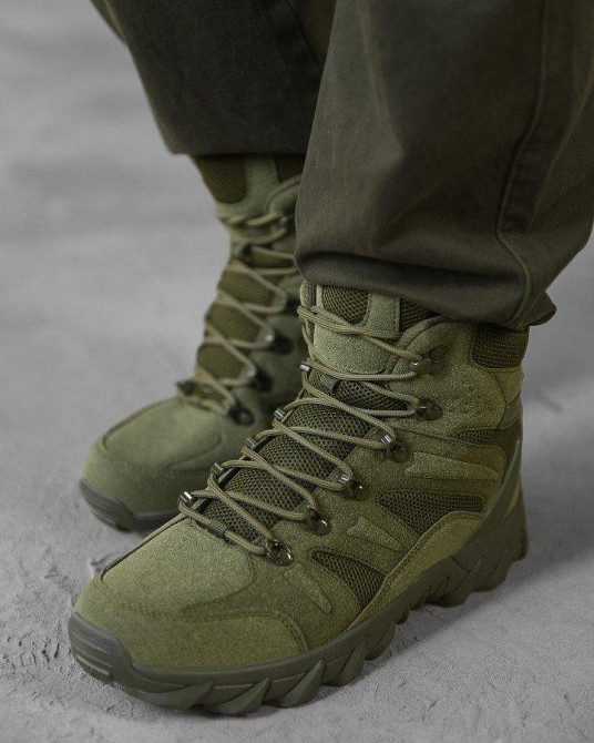 Демісезонні тактичні туфлі Lexer олива ВТ4004 Одеса - фото 3