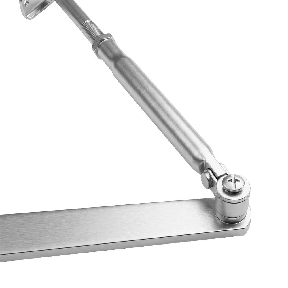 Коліно для доводчиків Dortec DT65ARM Silver з фіксацією дверей у відчиненому положенні (63-00049) Київ - фото 12