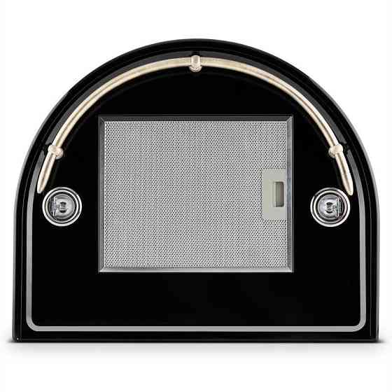 Lumio Primo ретро вытяжка 60см 490 м³/ч Светодиодная подсветка матовая черная (Германия, читать описание) Ровно