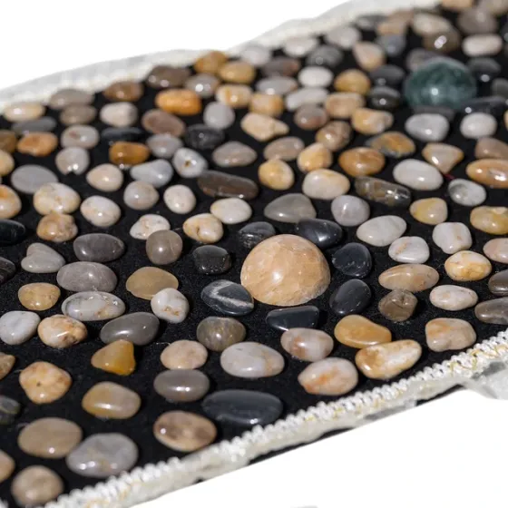 Коврик массажный для ног с натуральными камнями inSPORTline Butwal, 148x40 см Киев