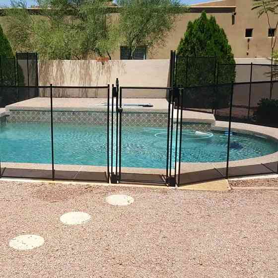Дверь с замком для ограждения бассейна Aquaviva Fence Black Киев