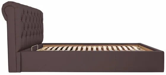 Кровать Двуспальная London Comfort 160 х 190 см Fly 2231 С подъемным механизмом и нишей для белья Темно-коричневый Киев