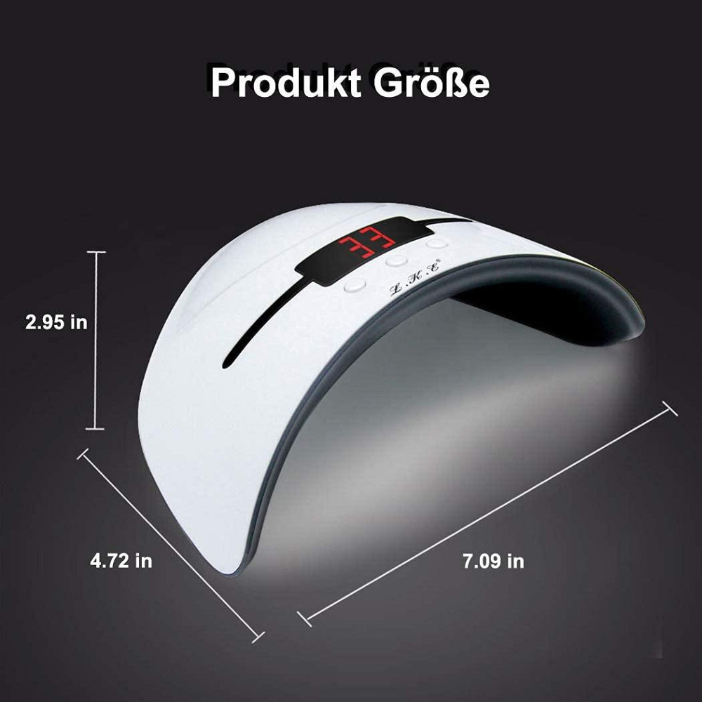 УФ/LED лампа для ногтей LKE 36 Вт, портативная сушилка с USB-питанием, таймером и датчиком движения Киев - изображение 3