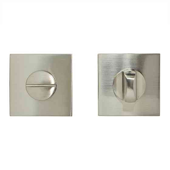 Сантехнічний фіксатор Gavrohe A3-WC SN/CP  (накладка на двері санвузла з поворотником) матовий нікель Київ