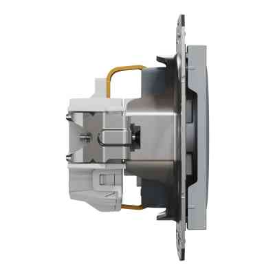 Розетка Schneider Electric ASFORA со штор. сталь (EPH2900262) Винница