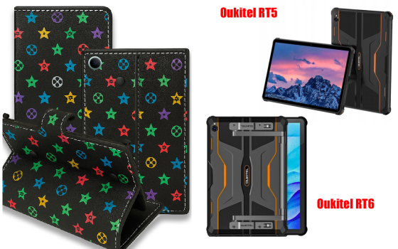 Книжка-трансформер для планшета Oukitel Rt3, Oukitel Rt3 Pro, колір Black Lyi Black Київ