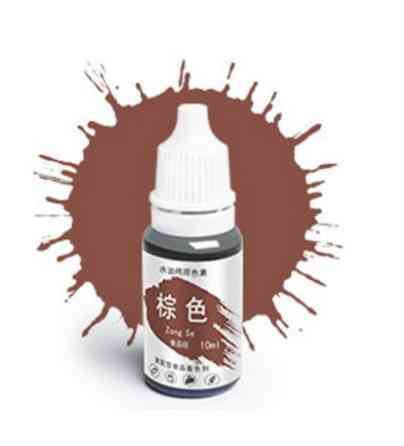 Пищевой краситель коричневый - 10г, материал: пигментные чернила, для тортов, печенья, мастики, мыла и т.д. Киев