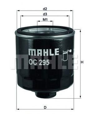 KNECHT (MAHLE) OC 295 — Масляний фільтр для AUDI / SEAT / SKODA | Потужний захист двигуна та стабільна робота Ковель - фото 2