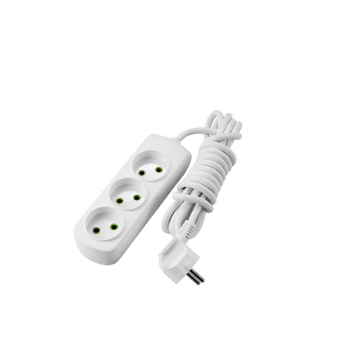 Подовжувач без заземлення 3 розетки 2м 721-0302-303 Letitia Лезард Житомир
