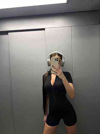 Женский трендовый комбинезон с утяжкой на молнии турецкий эластичный рубчик Одесса