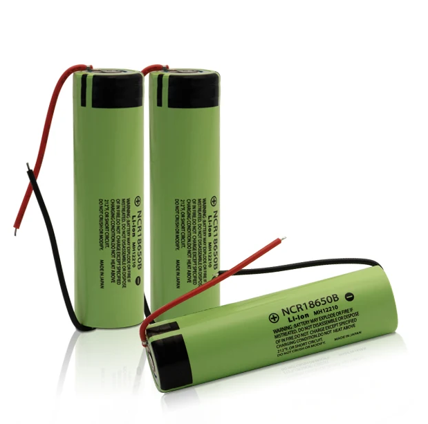 Аккумулятор Li-ion 18650 Panasonic 3400 мАч 3.7В + провод DIY (Зеленый) Винница - изображение 6