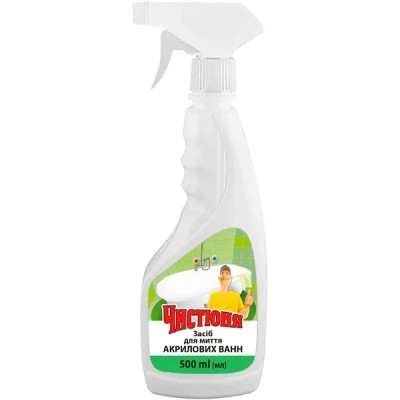 Спрей для чищення ванн Чистюня Для миття акрилових ванн 500 мл (4820168432576) Вінниця - фото 1
