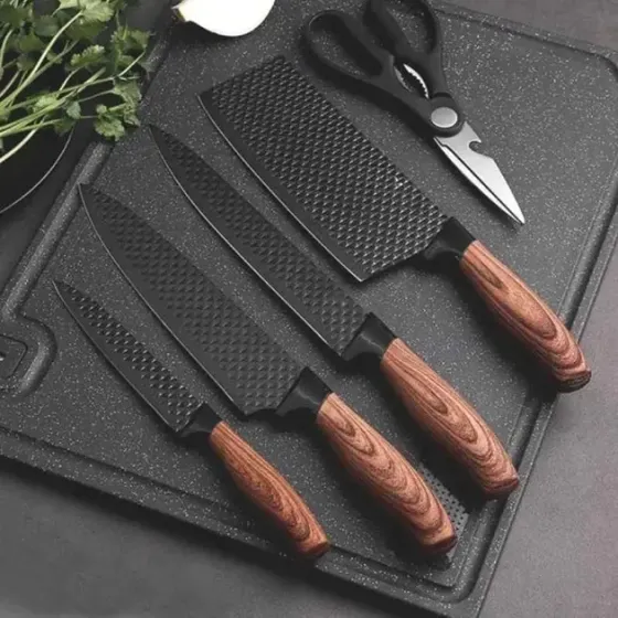 Набор кухонных ножей Kitchen utensils AND HA-177 HP227 Коломия