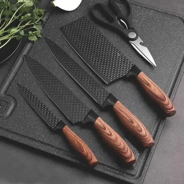 Набор кухонных ножей Kitchen utensils AND HA-177 HP227 Коломыя - изображение 1