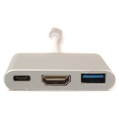 Перехідник USB C-Type - HDMI/USB PowerPlant (KD00AS1306) Вінниця - фото 2