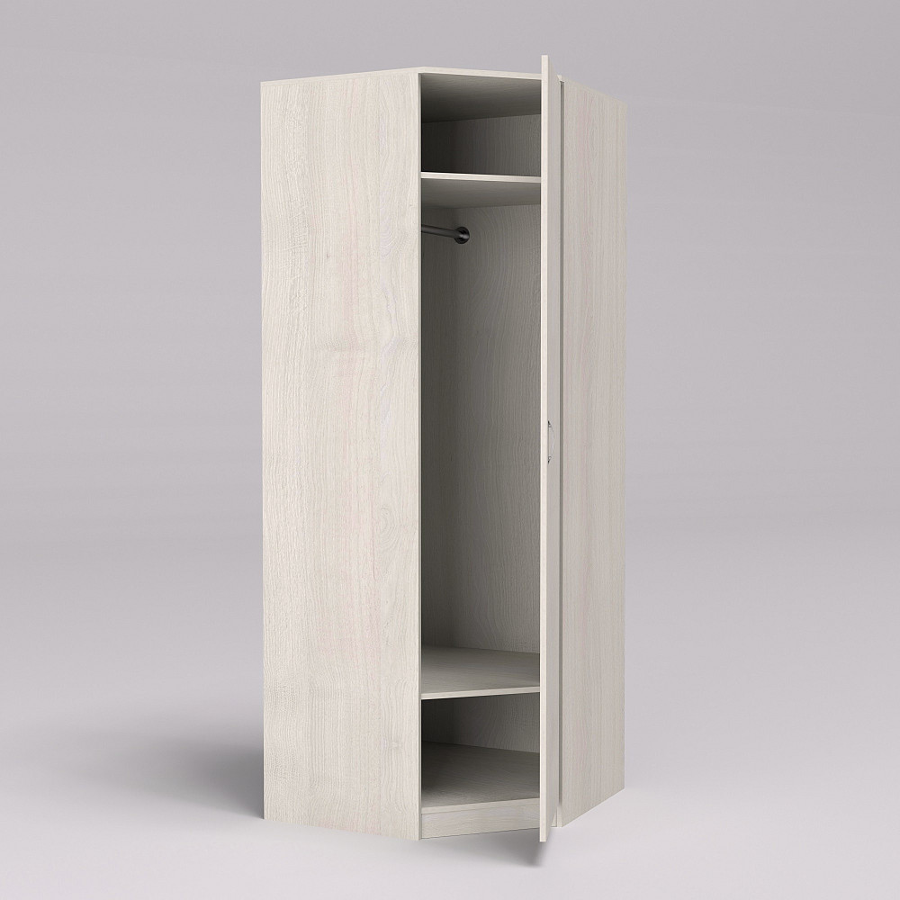 Тумба офисная F-2 угловая, Дуб Шамоні Світлий, 800/800/2100 Львов - изображение 2