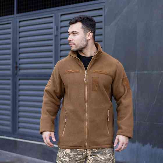 Толстовка флісова Pobedov Voin з липучками Койот 2XL BLto2 5412XLkt Київ