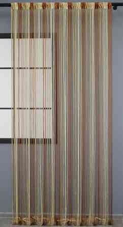 Штори-нитки "Кісея" Бежевий з молочно-коричневим 300х300см 1 шт (61-010) Київ