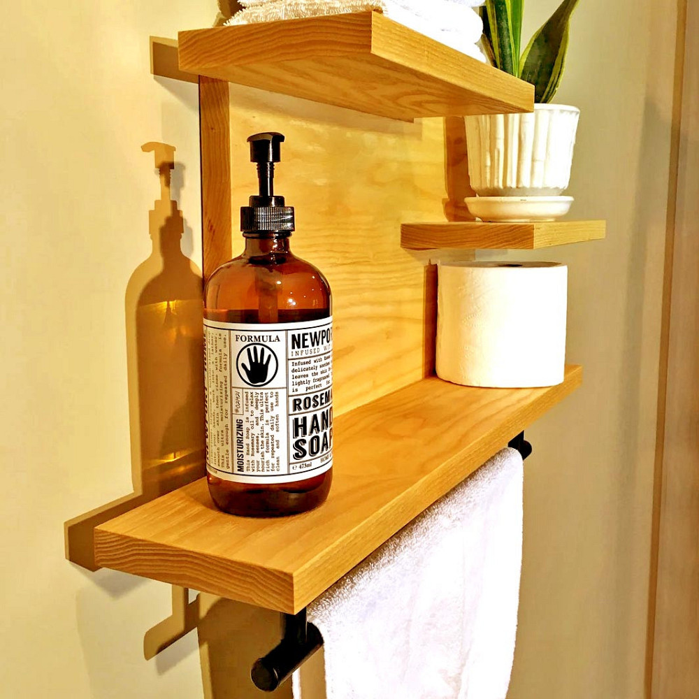 Полиця для ванної "Ельдеталь" каррі Миколаїв - фото 1