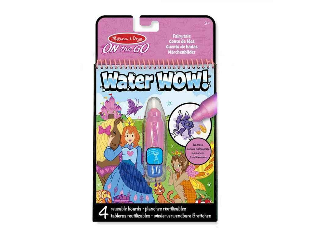 Раскраска водная Melissa Doug с ручкой «Сказочный мир» Water WOW SM93200/6074889 ТМ SPIN MASTER Киев - изображение 1