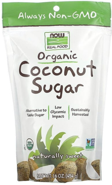 Кокосовий цукор Now Foods Coconut Sugar Real Food 454 грам Київ - фото 1