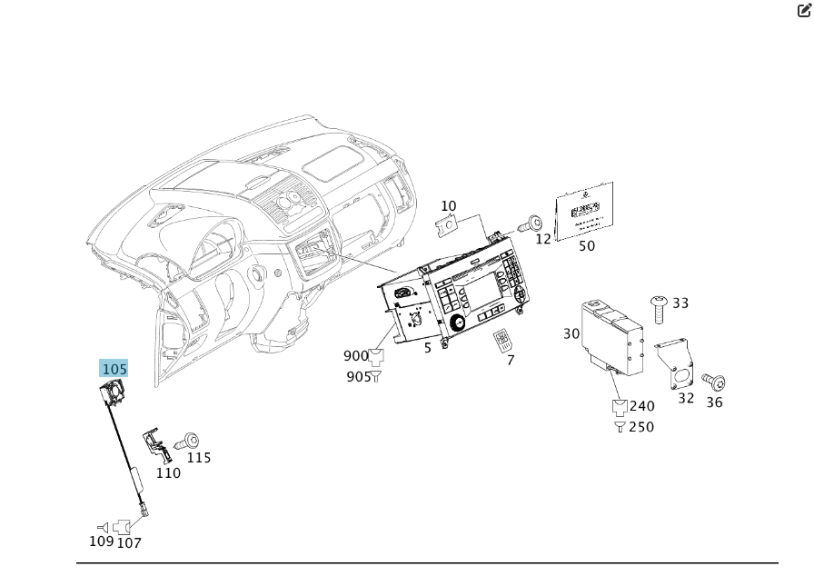 Mercedes-Benz  A6398200642 Вентилятор охолодження аудіосистеми V-class W639 W636 Одеса - фото 1