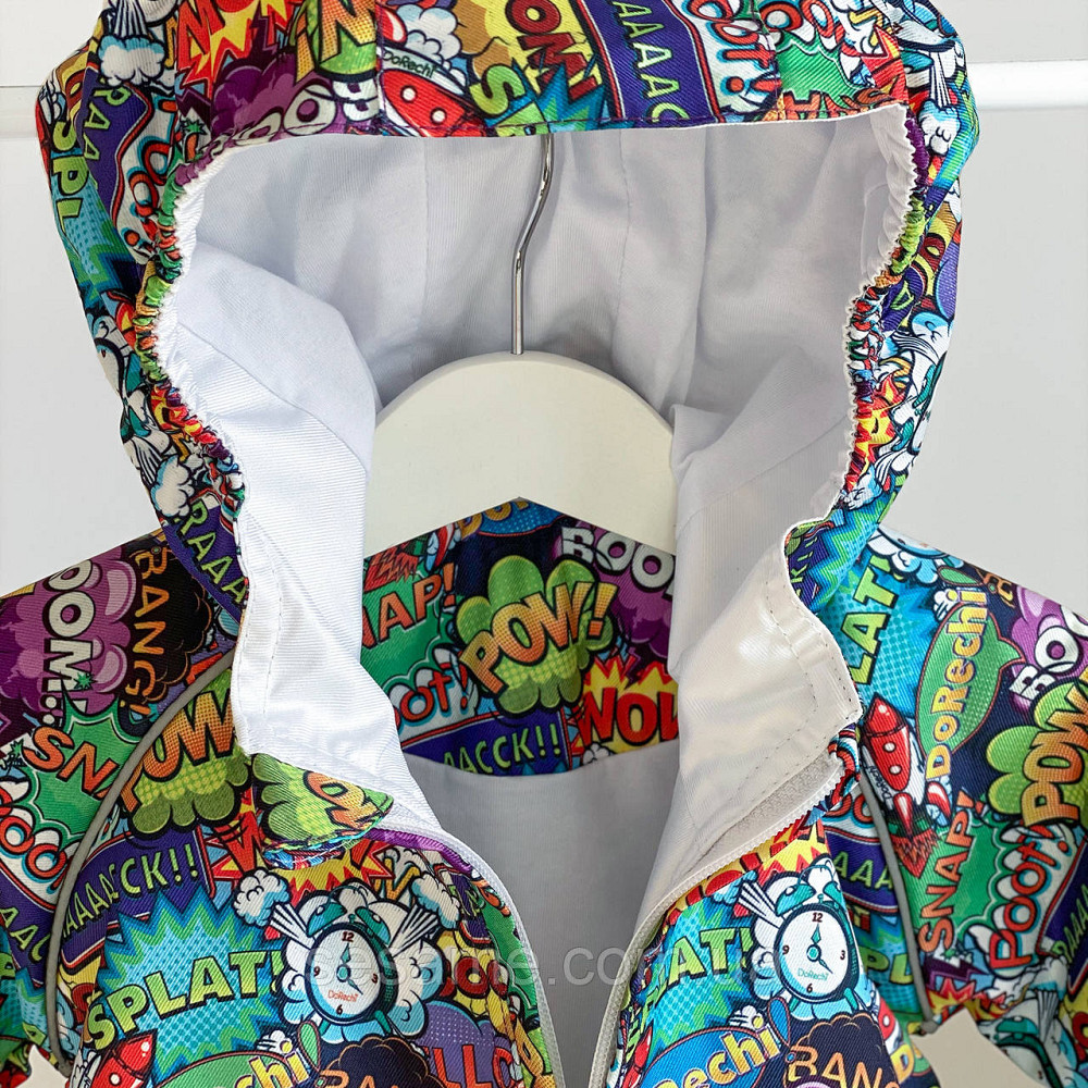 Дитяча Куртка-парку демісезонна Комікси Харків - фото 4