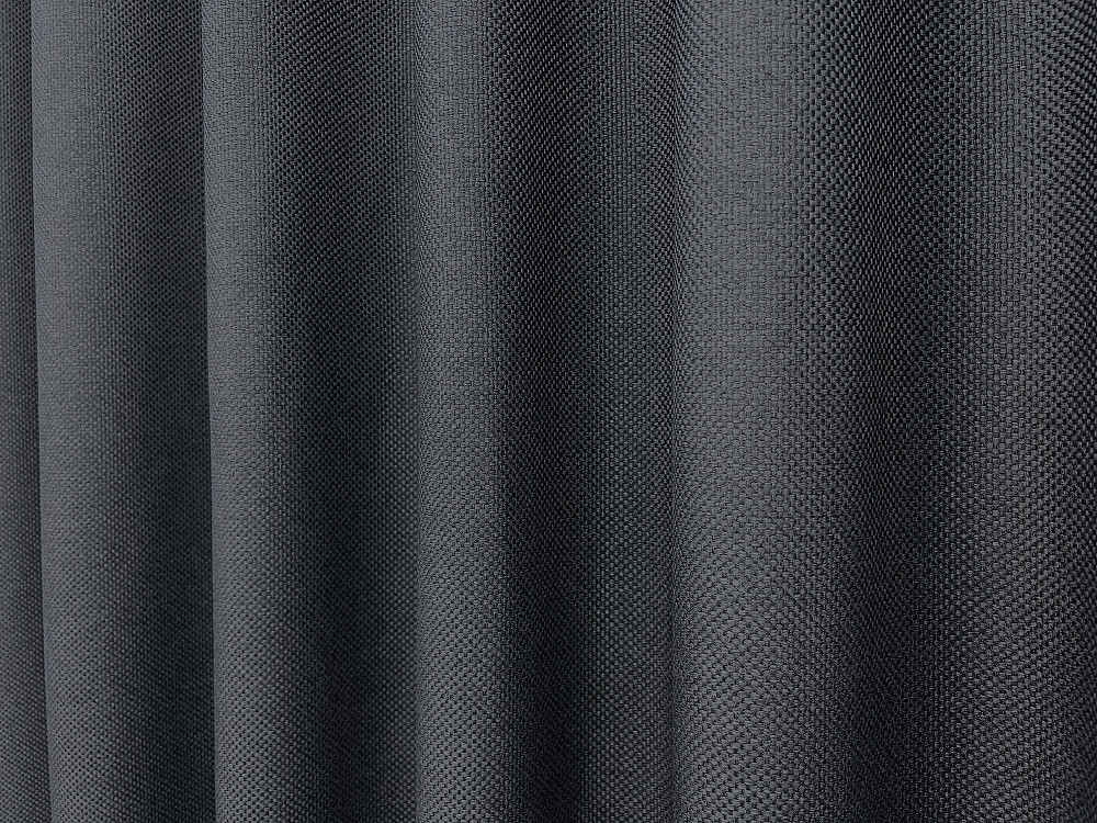 Комплект штор VR-Textil Льон Мішковина 100х270 2шт і Тюль 300х270 1161ш-1672т Графітовий з білим 71-163/1 Київ - фото 7