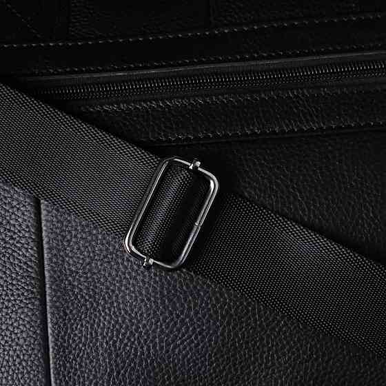 Деловой портфель для мужчин из натуральной кожи Vintage 23039 Черный Киев