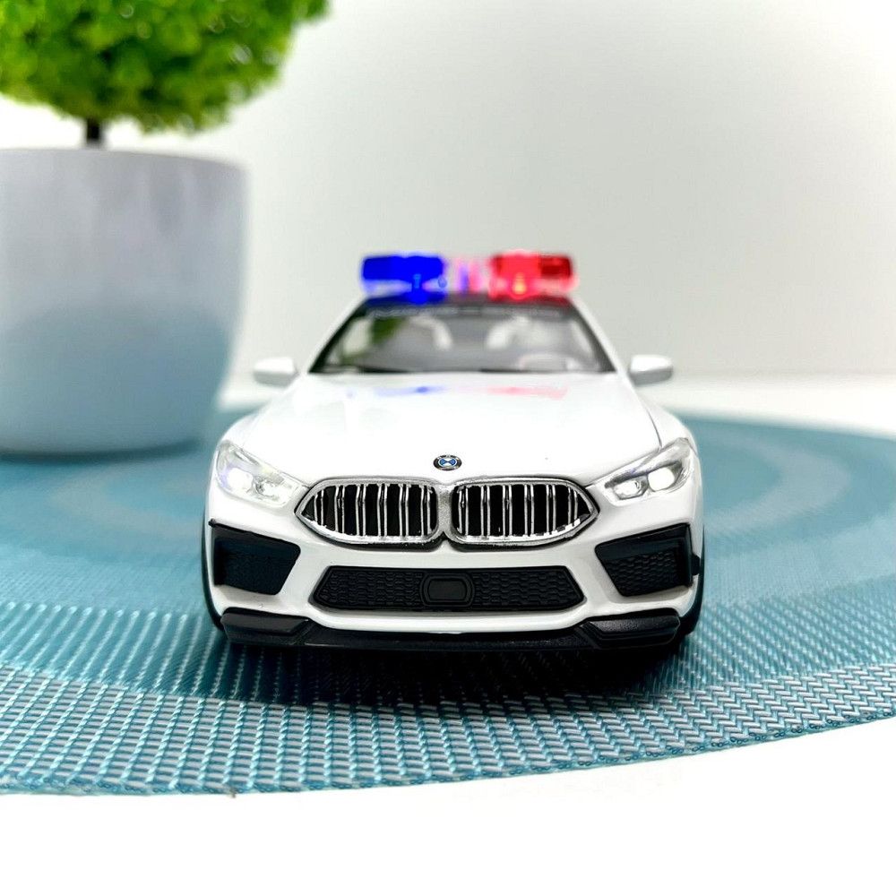 Машина Автосвіт BMW M8 інерційна відчиняються двері 16 см Біла (AP-1958) Чернігів - фото 3